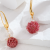 Factory Direct Sales Exquisite Floral Ball Earrings Summer All-Matching Earrings