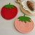 Cross-Border E-Commerce Hot Selling Classic Strawberry Pumpkin Fruit Series Cotton String Table Mat Cup Mat Heat Proof Mat
