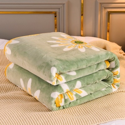 Factory Wholesale Coral Fleece Blanket Flannel Gift Blanket Nap Blanket Winter Cover Blanket Single Double Bed Sheet Quilt