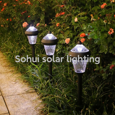 Solar Lawn Lamp LED Solar Ground Lamp Solar Garden Lamp Villa Garden Lamp Outdoor Decorative Lamp