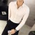 New Men's Long-Sleeved Shirt Korean Slim Fit Men's Business Shirt Fashion Trend Solid Color Shirt Workwear