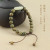 Natural Green Sandalwood Beads Bracelet Old Materials Hetian Jade Sandalwood Bracelet Men and Women Mori Artistic Ethnic Style Jewelry