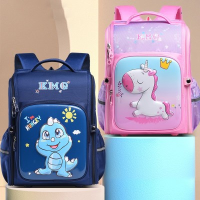 Cartoon Student Schoolbag Grade 1-6 Lightweight Spine-Protective Children's Backpack Wholesale