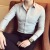 New Men's Long-Sleeved Shirt Korean Slim Fit Men's Business Shirt Fashion Trend Solid Color Shirt Workwear