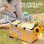 Picnic Insulator Basket Outing Essential Folding Portable Storage Box Takeaway Delivery Box Outing Insulator Basket