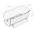 XL Refrigerator Storage Pet Refrigerator Storage Box Egg Capsule Toy Grid Crisper Plastic Transparent Wonton Dumplings Box