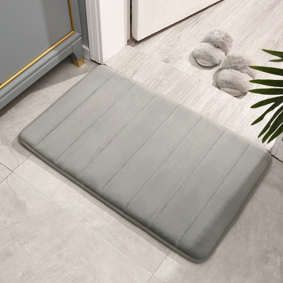 Floor Mat Carpet Thickened Door Mat Doorway Entrance Floor Mat Kitchen Mat Bathroom Absorbent Non-Slip Floor Mat Carpet Household