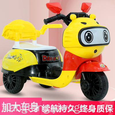 Children's Electric Wheel Three Wheeled Motorcycle Boy and Girl Baby Children's Electric Toys Support One Piece Dropshipping