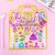 Bubble Sticker Children's Cartoon Stickers Book Reward Baby Girl Princess Concave-Convex PVC Dressing up Stickers Small Stickers