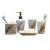 Ceramic Five-Piece Bathroom Set Northern European Simple Toilet Supplies Appliances Tooth Cup Washing Cup Wash Set
