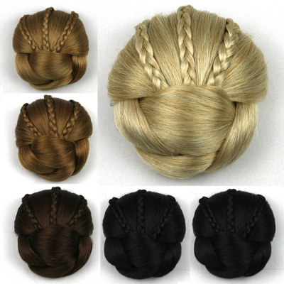 from AliExpress New Hair Bag High-Temperature Fiber Braid Women's Bun Wig Wholesale