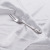 Court Retro Embossed Tableware 304 Western Tableware Knife Fork and Spoon Soup Spoon Thickened Gift Set in Stock Whole