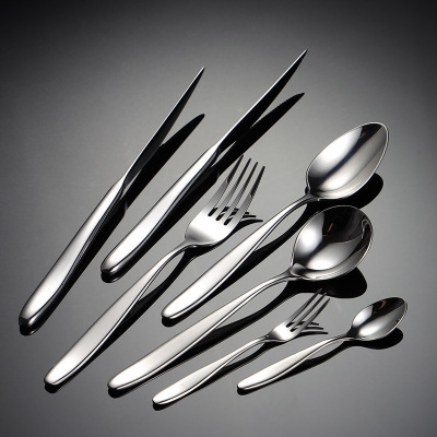 Steel Western Tableware Knife Fork And Spoon S368 Series MultiSpecification Smooth Edge Processing Hotel Supplies 304
