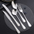 Knife and Fork 1010 Stainless Steel Tableware Coffee Tea Ice Spoon Dessert Butter Cheese Steak Knife Fork and Spoon Suit