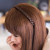 Twist Wig Braid Headband Korean Non-Slip Wide Side Simplicity Pressure Hairband All-Match Hair Band Women's Broken Hair Hairpin