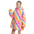 New Style TV Hooded Sweater Blanket Warm Lazy TV Blanket Children's Pullover Cold-Proof Nightgown Blanket