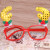 Christmas Children's Gift Creative Cartoon Santa Claus Glasses Frame Christmas Party Decoration Photo Christmas Toys