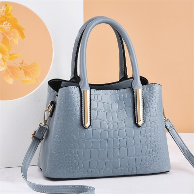 Fashion handbag Crocodile Pattern Trendy Best-Selling Shoulder Handbag Messenger Bag Women's Bag Factory Wholesale 14907
