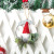 Cross-Border New Arrival Christmas Decoration Rudolf Iron Garland Dwarf Doll Christmas Wreath Door Hanging Christmas Tree Pendant