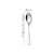 Factory Wholesale 1010 Series Stainless Steel Tip Spoon Soup Spoon Stainless Steel Tableware Wholesale Hotel Supplies