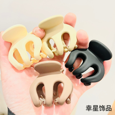 Yongaiqi Aigao Ponytail Claw Clip Fixed Gadget Frosted Medium Hairpin Back Shark Clip Hairware Grip