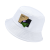 Hat Men and Women Japanese Style All-Matching Street Bucket Hat Spring Letter Patch Tide Brand Bucket Hat Summer Wide-Brimmed Sunhat Tide