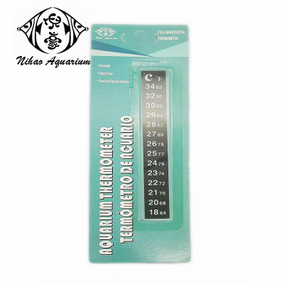 Thermometer PVC Display Fish Tank Accessories Can Be Pasted Paper Temperature Can Be Seen at Any Time Aquarium