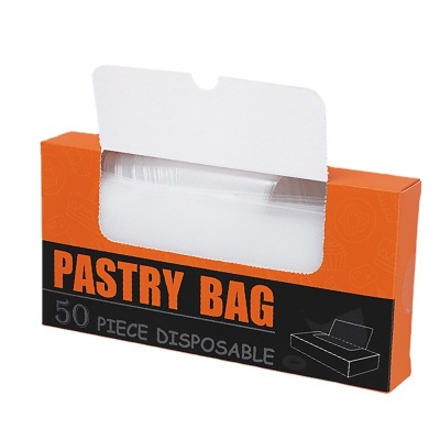 Baking Tool PE Disposable Pastry Bag Cake Pastry Cream Bags Jam Chocolate Milking Bag 50 Pack
