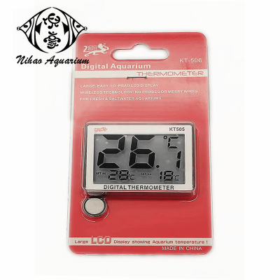 Electronic Thermometer with Display Screen Aquarium Led Fish Tank Accessories Balance Temperature
