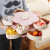Fruit Box Candy Plate Household Living Room Dried Fruit Box Fruit Box Compartment with Lid Snack Solid Fruit Box