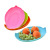 Nordic Fashion Creative Leaf-Shaped Fruit Plate Plastic Fruit Plate Candy Plate Melon Seeds Snack Dish Cold Dish