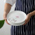 Creative Bunny Ceramic Breakfast Plate Dessert Cake Plate Bone China Eight-Inch Disc Cute Plate Customizable Pattern