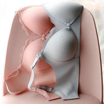 Nursing Push up Bras Confinement Nursing Postpartum Cotton Nursing Underwear Bra Pregnant Women's Summer Thin