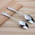 2018 New Stainless Steel Thick Mirror Pointed Spoon Household Cake Spoon Soup Drinking Spoon Seasoning Spoon Wholesale