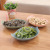 Nordic Fashion Creative Leaf-Shaped Fruit Plate Plastic Fruit Plate Candy Plate Melon Seeds Snack Dish Cold Dish