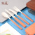 Travel Picnic School Tableware FourPiece Set Folding Container Children's Portable Chopsticks Spoon Knife and Fork Set