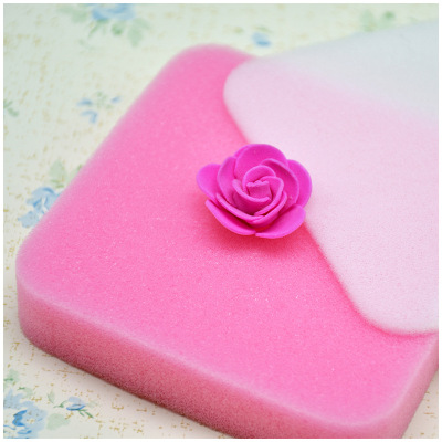 DIY Fondant Tool 2PCs Colorful Fondant Flower Modeling Pad Sponge Mat Shaping Pad Cool Floral Cushion