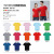 Cotton Advertising Shirt Custom Printed Logo round Neck Short Sleeve T-shirt Business Attire Corporate Activity Work Clothes Group Cultural Shirt