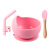 Child Kindergarten Sucker Eat Learning Baby Silicone Bowl Complementary Food Eating Chopsticks Straw Bowl Set Tableware