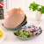 Nordic Fashion Creative Leaf-Shaped Fruit Plate Plastic Fruit Plate Candy Plate Melon Seeds Snack Dish Cold Dish