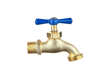 1/2*3/4 South America Water Faucet Flat Mouth Wire Mouth Garden Faucet Building Hardware Painting outside Faucet Factory Wholesale