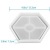Hexagonal round Coaster Crystal Glue Silicone Mold Square Love Base Teacup Mat