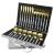 Steel Knife Fork and Spoon Chinese Style Steak Knife and Fork 24Pc Coffee Spoon Gift Set Tableware Portuguese Tableware