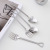 Factory Direct Sales Creative Cute Cygnus European High-End Metal Personality Coffee Spoon Small Spoon Home Fruit Fork