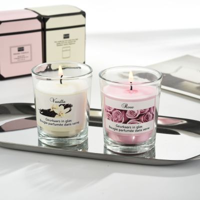 Soy Wax Aromatherapy Candle Smoke-Free Deodorant Indoor Candle Aromatherapy Glass Romantic Fragrance Candle in Stock Wholesale