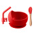 Child Kindergarten Sucker Eat Learning Baby Silicone Bowl Complementary Food Eating Chopsticks Straw Bowl Set Tableware