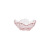 Hammer Patterned Pink Glass Dish Sauce Dish Sauce Dish Saucer Vinegar Dish Hot Pot Condiment Sauce Disc Seasoning Bowl