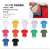 Cotton Advertising Shirt Custom Printed Logo round Neck Short Sleeve T-shirt Business Attire Corporate Activity Work Clothes Group Cultural Shirt