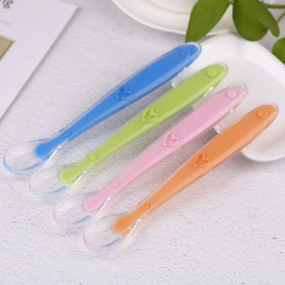 Baby Silicone Spoon Soft Spoon Training Spoon
