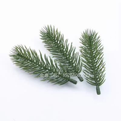  Pine Branches Needle Fake Plants Christmas Wreath Garland Decorations for Home Xmas Tree Ornament DIY